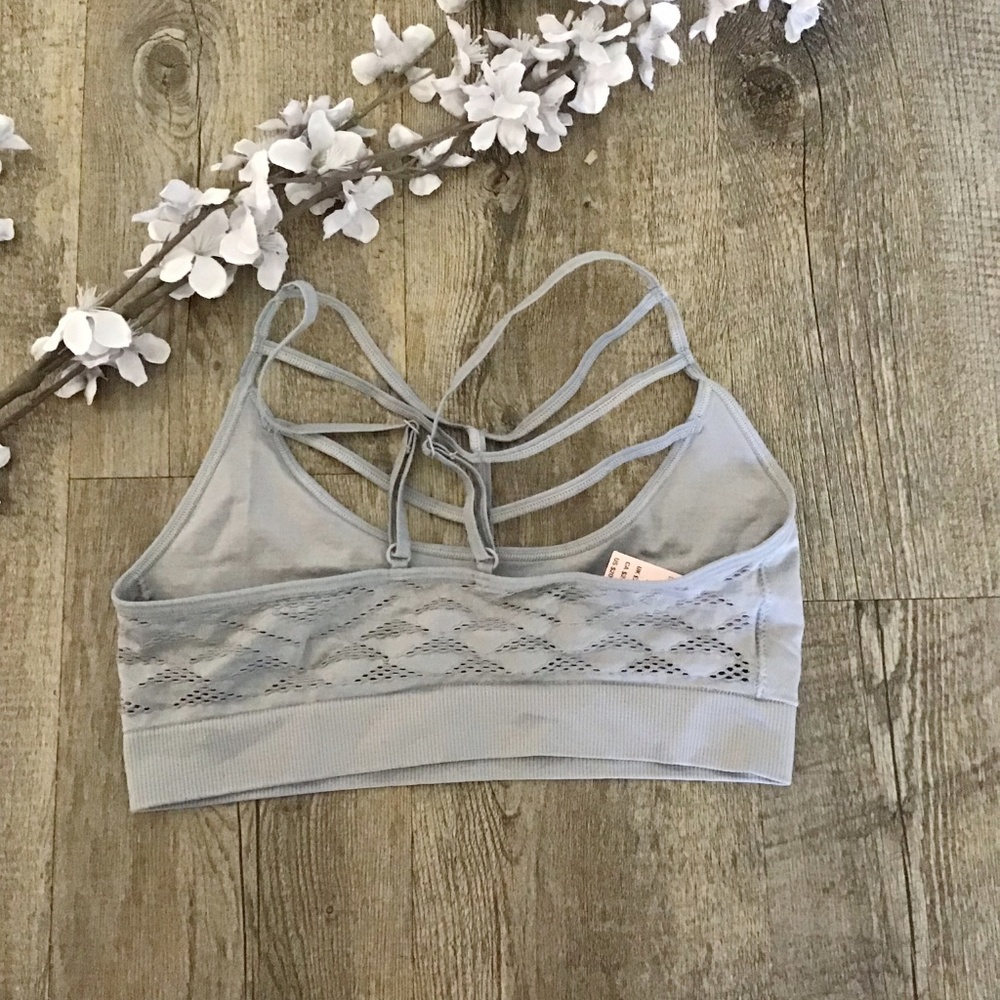 2/$25⤠Victoria's Secret Scoop Strappy Bralette - Picture 2 of 2